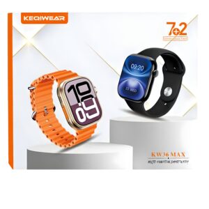 ساعت هوشمند گلد KEQIWEAR KW36 Max (2ساعت + 7بند)