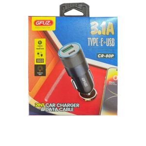 شارژر فندکی ماشین برند جی فوز مدل GFUZ CR-80P