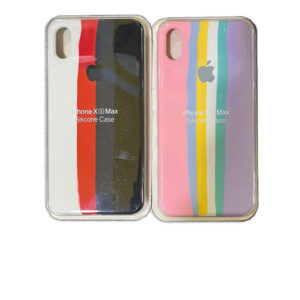 قاب آیفون Xs Max مدل سیلیکونی آب رنگی