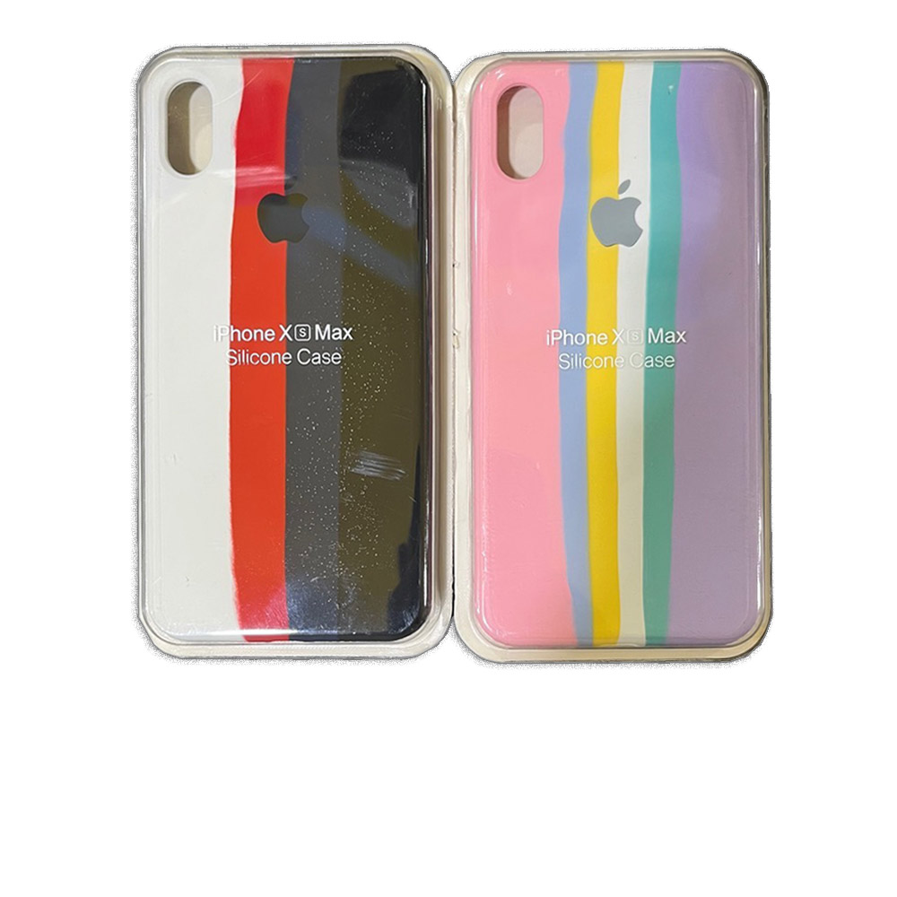 قاب آیفون Xs Max مدل سیلیکونی آب رنگی