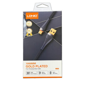 کابل شارژ تایپ سی الدینیو LS691 30 وات بافته شده 1 متری - فروشگاه موبایل محدث