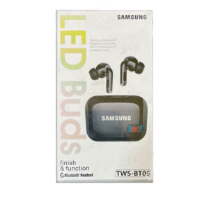 ایرپاد کپی سامسونگ TWS-BT05 LED Buds رنگ مشکی - فروشگاه موبایل محدث