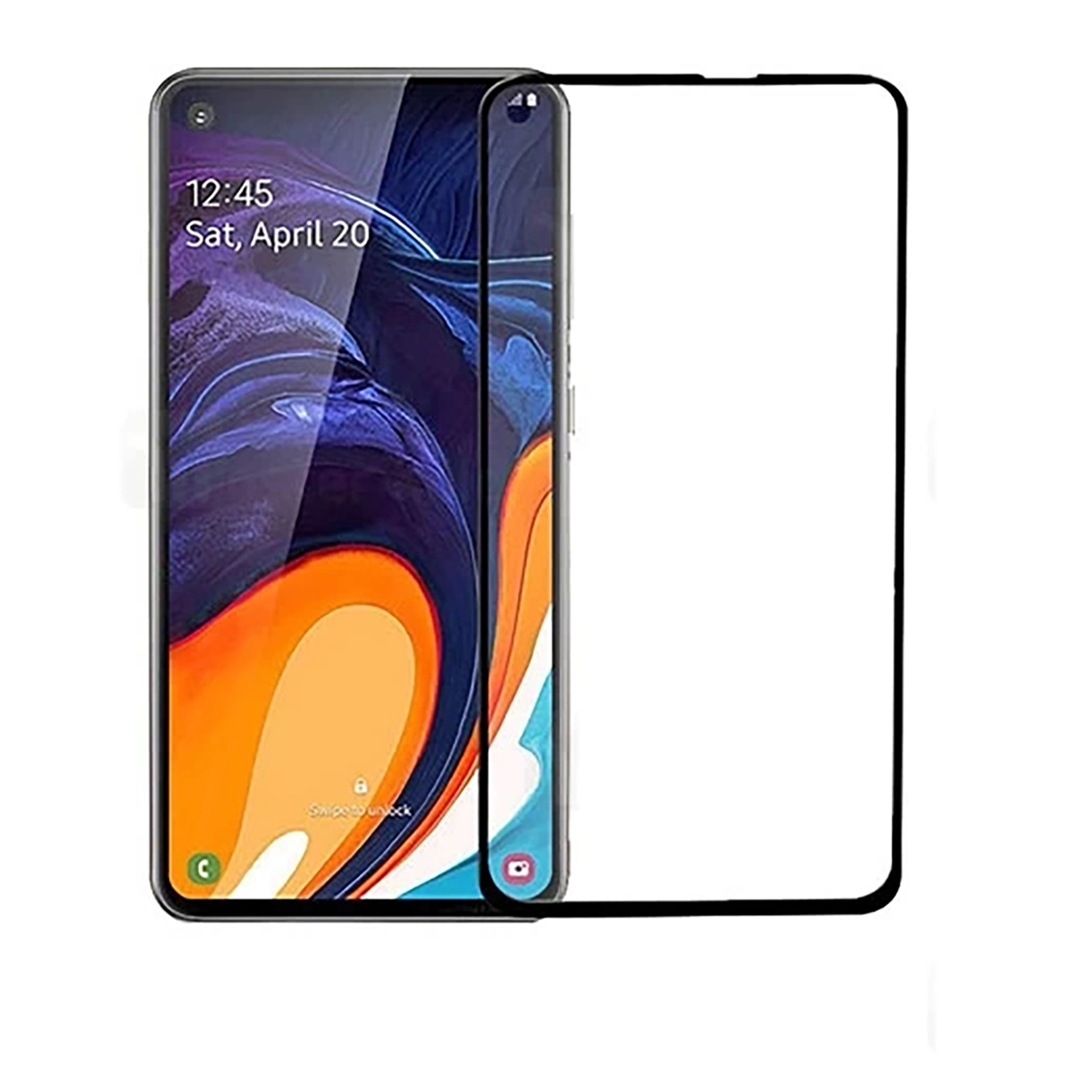 گلس محافظ تمام صفحه شیشه ای گوشی سامسونگ A60 | M40