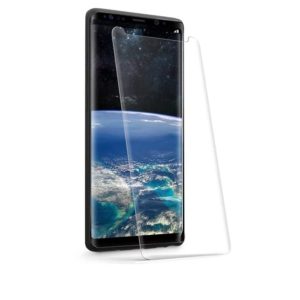 گلس سامسونگ S8 پلاس تمام چسب صفحه نمایش شیشه ای UV
